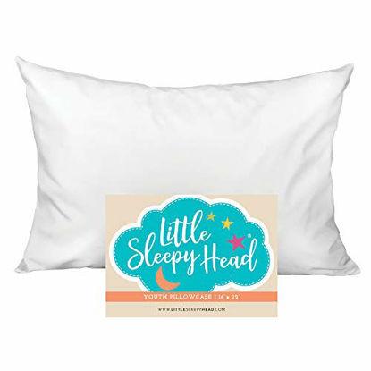 Picture of Little Sleepy Head Youth Pillowcase 16 x 22-100% Cotton & Hypoallergenic (White Envelope)