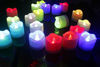 Picture of Topstone Remote Control Tea Lights ,Battery Powered Votive Candles with Timer ,Color Changing Flickering Lights in Wave Open Style ,for Wedding ,Christmas Decoration ,Pack of 12 (Wave Open Style)