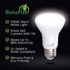 Picture of Bioluz LED BR20 R20 Dimmable LED Flood Light Bulbs 6W = 50W 2.5" Warm White Flood Light Bulbs Indoor/Outdoor E26 LED Bulb Replacement 2700K LED Bulbs