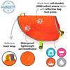 Picture of Dog Safety Reflective Vest Hunting Waterproof Orange Vest for Best Visibility at Day and Night with Clasp, Connectors Comfortable Adjustable Size, Orange Color (Orange, XXL)