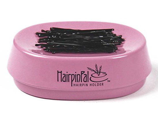 Picture of Bobby Pin and Hair Clip Magnetic Holder: HairpinPal (Raspberry Mauve)