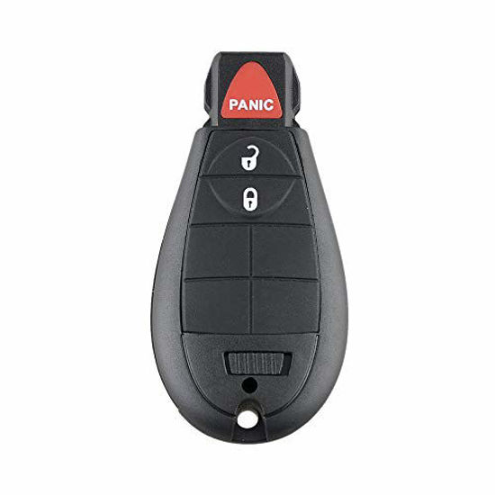 Picture of GQ4-53T Keyless Entry Remote Key Fob, 3 Buttons Smart Key 56046953,56046953AE, 56046953AC,56046953AG, Fits for Dodge Ram 1500 2500 3500