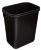 Picture of AmazonCommercial 3 Gallon Commercial Office Wastebasket, Black, 2-Pack