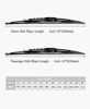 Picture of OEM Quality 20" + 20" Premium All-Seasons Metal Frame Windshield Wiper Blades(Set of 2)