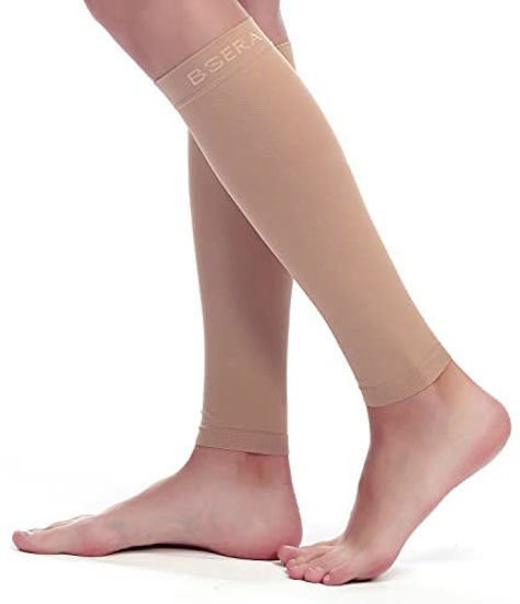 Calf Compression Sleeves for Men Women. Footless Compression Socks Without  Feet . Shin Splints, Varicose Vein Treatment… - Need for Run