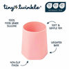 Picture of Tiny Twinkle Silicone Training Cup 2 Pack for Baby and Toddler - 100% Silicone - BPA Free - Dishwasher Safe - Open Cup for Independent Drinking (Pink)