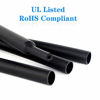 Picture of 20 Ft 1/2" (Diameter) Dual Wall Black Heat Shrink Tubing 3:1, Each 1 Ft long, 20 PCS No Wrinkle Electrical Shrink Tube for Wires,Marine Grade Shrink Tube with Adhesive Lined Waterproof