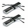 Picture of EYE ZOOM 2 Pack Rimless Reading Glasses with Slim Black and Silver Case for Men and Women, +3.00