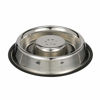 Picture of Neater Pet Brands Stainless Steel Slow Feed Bowl - Non-Tip & Non-Skid - Stops Dog Food Gulping, Bloat, Indigestion, and Rapid Eating (Large, 3 Cups)