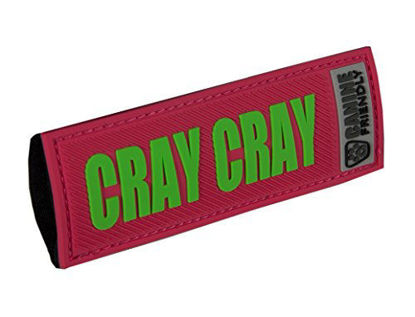 Picture of Canine Friendly 3/4" Bark Notes 'Cray Cray' Patch for Collar or Leash