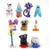 Picture of heida 12pcs/Set Puppy Dog Pals Bingo Rolly Bob Dog and Friends Pug Puppies PVC Figure Collectible Model Toy