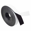 Picture of DOBTIM Adhesive Rubber Strips 1/8 (.125)" Thick X 1" Wide X 10'Long, Self Stick Rubber Sheet Non-Slip Insulation Pads Black Rubber Padding Rubber Strip Roll