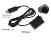 Picture of CCYC DR-E5 DC Coupler Replace of LP-E5 Battery, USB DC Converter Power Cable Replacement for ACK-E5 AC Power Adapter, Suit for Canon EOS 450D, 500D, 1000D, Rebel XSi, XS, T1i, Kiss F, X2, X3 Cameras