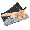 Picture of Downtown Pet Supply Thermal Cat Pet Dog Warming Bed Mat, Hammock, and Connectable Mat Comfortable Nap, Sleeping and Crate Mat for Cats (Glow in The Dark, Large)