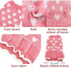 Picture of CHBORLESS Dog Sweater Puppy Dress: Warm Pet Small Dogs Clothes Winter Dog Heart Sweater Doggy Sweatshirt Doggie Coat Cat Clothing Kitten Dresses (Pink1, X-Small)