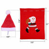 Picture of Beiabang 6 Pcs Dog Cat Pet Santa Hat Christmas Pet Costumes Santa Hat Pet Christmas Photo Props for Puppy Kitten Small Cats Dogs