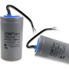 Picture of 300UF CD60 Motor Start Capacitor with Wire Cable, 250V AC 50/60HZ Cylindrical Capacitor for Motor Start, Washing Machines, Air Conditioners and Water Pumps