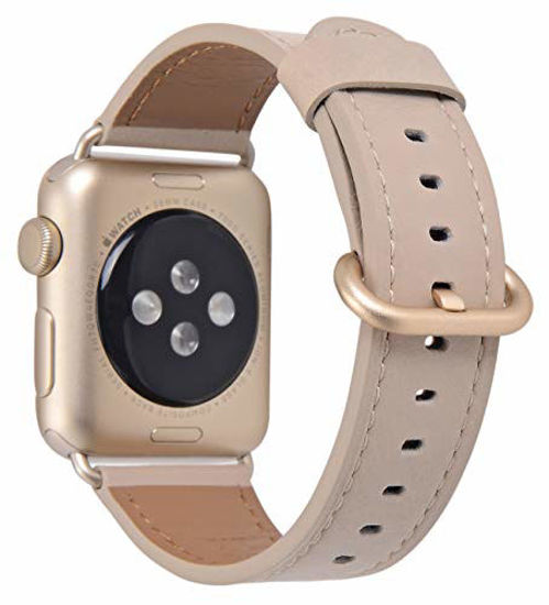 Leather Apple Watch 4 Band 44mm Women