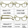 Picture of Reading Glasses 6 Pack Great Value Quality Readers Spring Hinge Color Glasses (6 Pairs MIx Color, 2.50)