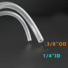 Picture of Metaland 1/4" ID Silicone Tubing, Food Grade 1/4" ID x 3/8" OD 16 Feet Length Pure Silicone Hoses High Temp for Home Brewing Winemaking