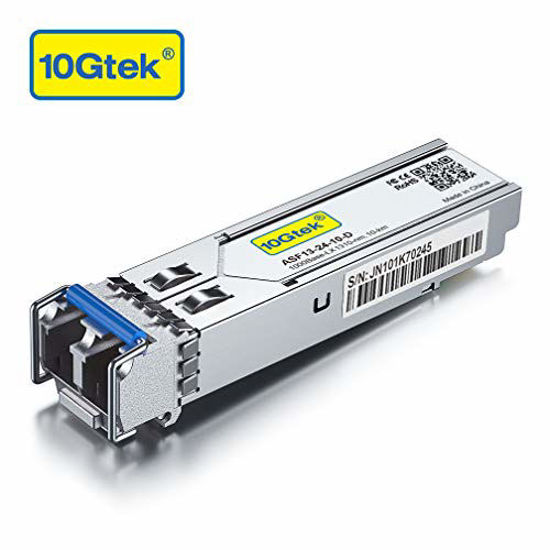 Picture of 1.25G SFP Transceiver 1000Base-LX, 1310nm SMF, up to 10 km, Compatible with Intel