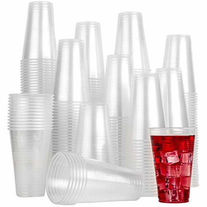 Plasticpro 5 oz Disposable Plastic Medium Weight Clear Drinking Cups [400  Count]