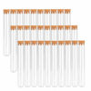 Picture of BTSD-home 20x150mm Plastic Test Tubes with Cork Stoppers for Scientific Experiments, Halloween, Christmas, Scientific Themed Kids Birthday Party Supplies, Decorate The House, Candy Storage(30 Pack)