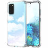 Picture of MOSNOVO Galaxy S20 Case, Cloud Pattern Clear Design Transparent Plastic Hard Back Case with TPU Bumper Protective Case Cover for Samsung Galaxy S20