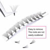 Picture of Premade Fans 10D 0.07 Volume Lash Extensions D Curl 12mm FADLASH Premade Volume Eyelash Extensions Short Stem Premade Lash Fans (10D-0.07-D, 12mm)