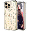 Picture of ICEDIO iPhone 13 Pro Max Case with Screen Protector,Slim Fit Crystal Clear Cover with Fashionable Designs for Girls Women,Protective Phone Case for iPhone 13 Pro Max 6.7" Cute Flower Garden