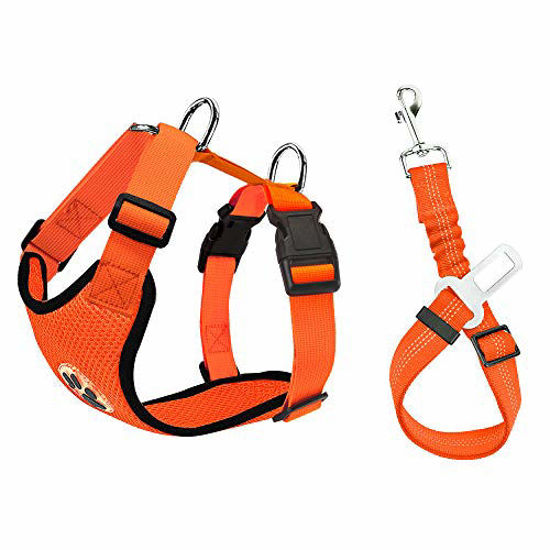 Lukovee dog safety sales vest car harness