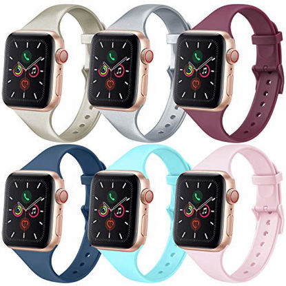  SNBLK 14 Pack Compatible with Apple Watch Band 38mm