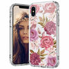 Picture of for iPhone X Case, MOSNOVO Blossom Flower Floral Clear Cases Design Shock Absorption Bumper Soft TPU Women Girl Men Cover Case for iPhone Xs