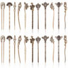 Picture of Duufin 22 Pieces Hair Sticks Vintage Chinese Hair Chopstick Retro Hair Fork for Women (Bronze)