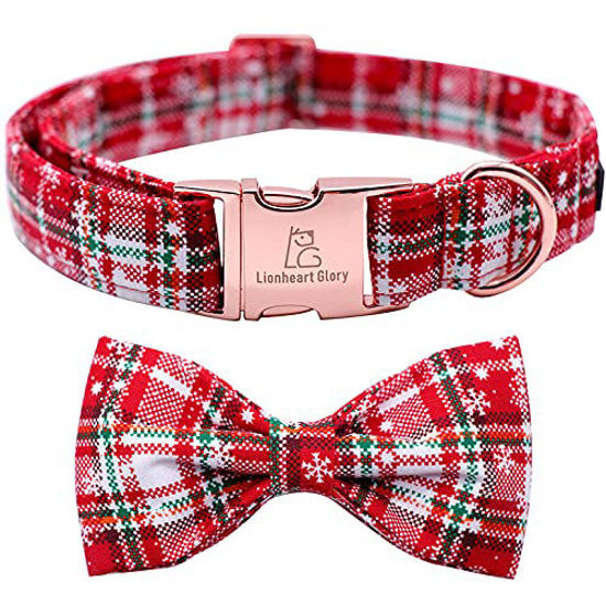 Christmas plaid best sale dog collars