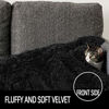 Picture of LOCHAS Luxury Velvet Fluffy Dog Blanket, Extra Soft and Warm Sherpa Fleece Pet Blankets for Dogs Cats, Plush Furry Faux Fur Puppy Throw Cover, 30''x40'' Black