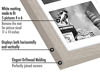 Picture of Americanflat 11x14 Collage Picture Frame in Driftwood with Five 4x6 Picture Displays - Shatter Resistant Glass Horizontal and Vertical Formats for Wall
