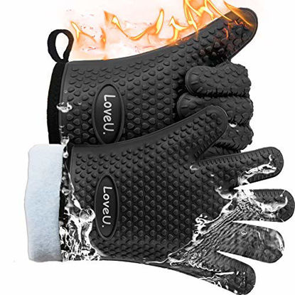 2pcs, Polyester Oven Mitts, Short Heat Resistant Mitts, Microwave Oven  Christmas Theme Glove, Baking Oven Insulation Gloves, Non-Slip Grip  Surfaces And Hanging Loop Gloves, Kitchen Supplies