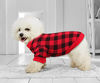 Picture of Dog Fleece Sweater for Small Dogs Buffalo Plaid Dog Clothes Soft Thickening Warm Small Dog Sweater Puppy Clothes for Small Dogs Girl & Boy(XS)