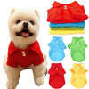 Picture of DOGGYZSTYLE 4 Pack Solid Dog Polo Tshirts Shirts Pet Puppy Cat T-Shirt Clothes Outfit Apparel Coats Tops (XL)