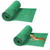 Picture of HERCOCCI 2 Pack Reptile Carpet, 39 x 20 Terrarium Bedding Substrate Liner Reptile Cage Mat Supplies for Bearded Dragon Lizard Tortoise Leopard Gecko Snake (Green)