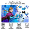 Picture of NEILDEN Disney Frozen Puzzles in a Metal Box 60 Piece Jigsaw Puzzle for Kids Ages 3+ for Children Learning Educational Puzzles Toys (Snowman) Authorized by Disney