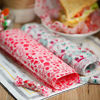 Picture of Zezzxu 100Pcs Christmas Wax Paper Food Picnic Paper Grease Proof Paper Waterproof Dry Hamburger Paper Liners Wrapping Tissue for Plastic Food Basket (Xmas Elk Pattern)