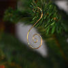 Picture of CUALFEC Christmas Ornaments Hooks Christmas Tree Hanger Great for Christmas Tree Decoration - 300 / Gold