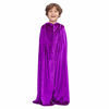 Picture of Spooktacular Creations Long Hooded Cloak Velvet Cape Child (Purple)