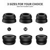 Picture of Delidigi Ear Tips for Galaxy Buds Pro, 6 Pairs Double Flange Silicone Eartips Earbuds Earplug Replacement Accessories Compatible with Samsung Galaxy Bus Pro 2021 S/M/L Size (Black)