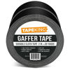 Picture of Tape King Gaffers Tape (2-Roll Pack) - 2 W x 30 Yards Per Roll (180 ft) - Cloth Matte Black Backing - Rubber Adhesive Leaves No Residue - Secure Cords to Stages - Great for Concerts and Weddings