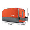 Picture of Gonex Travel Toiletry Bag Nylon, Dopp Kit Shaving Bag Toiletry Organizer Orange