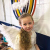 Picture of Angel Wings and Halo White Angel Wings Costume for Kids Adult Halloween Xmas (White)