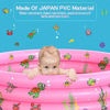 Picture of Garden Round Inflatable Baby Swimming Pool, Portable Inflatable Child/Children Little Pump Pool,Kiddie Paddling Pool Indoor&Outdoor Toddler Water Game Play Center for Kids/Girl/Boy